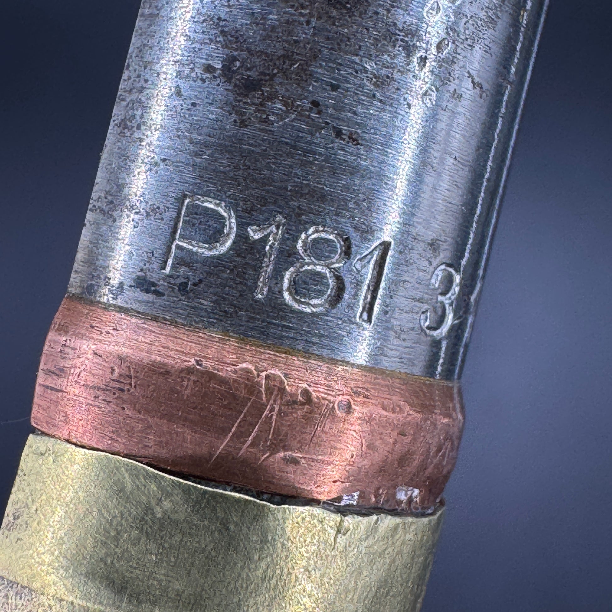 WW2 original artifact – 20mm FLAK High-Explosive Round with Dissected Tracer – interior page