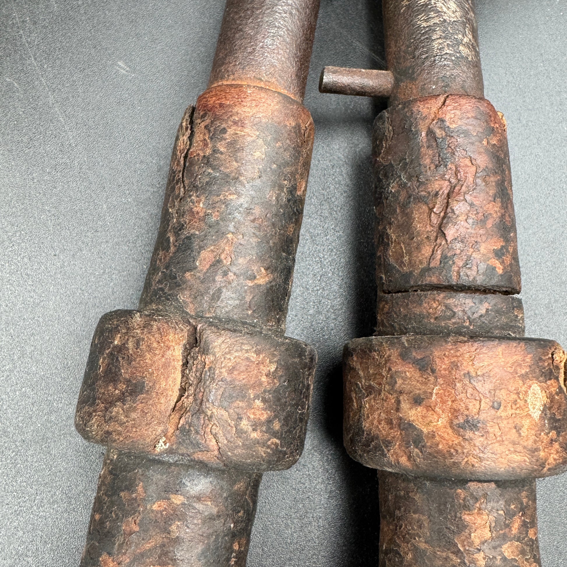 WW2 original artifact – German wire cutter 1938 (battledamage!) – interior page