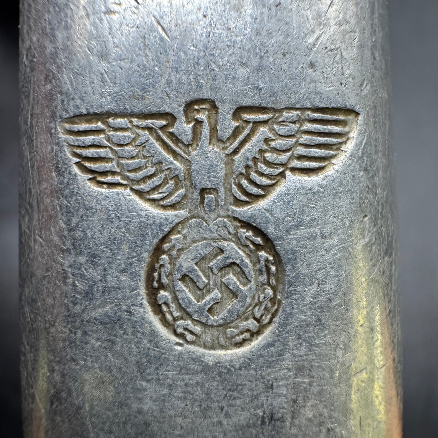 WW2 original artifact – Three Wehrmacht knives HMZ 1938 – interior detail