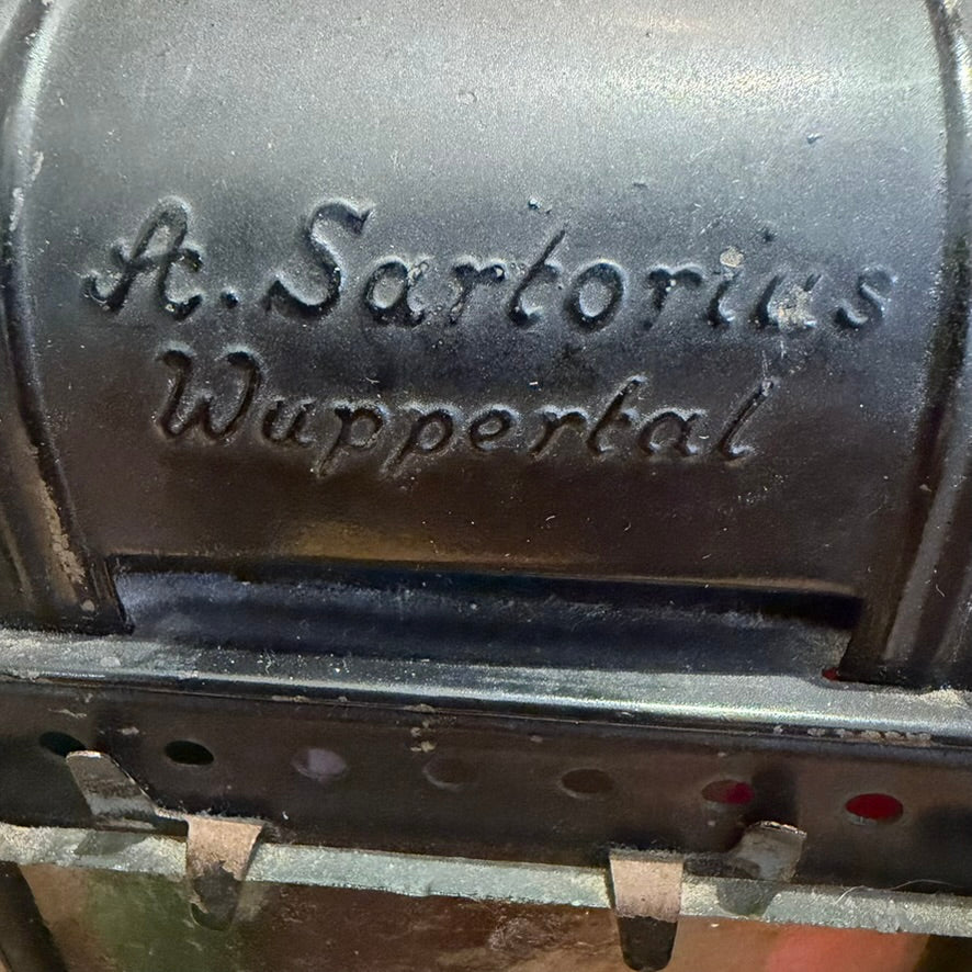 Top housing of WWII German Reichsbahn Einheitslaterne with maker embossing