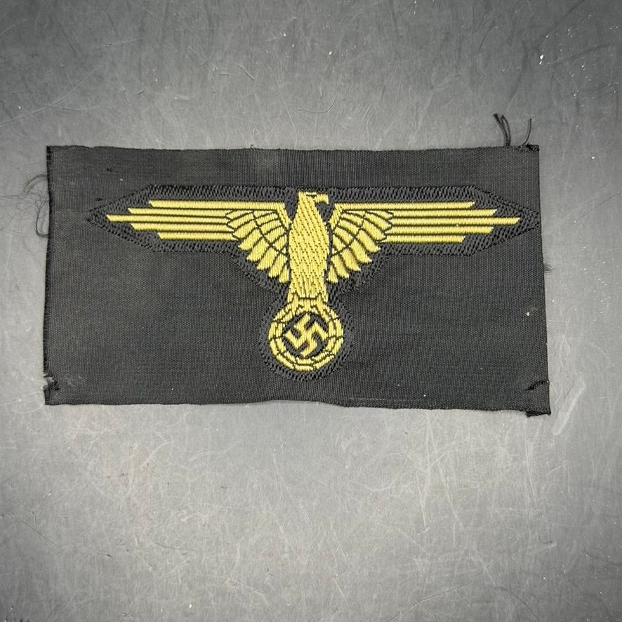 Original WWII German SS tropical sleeve eagle BeVo woven