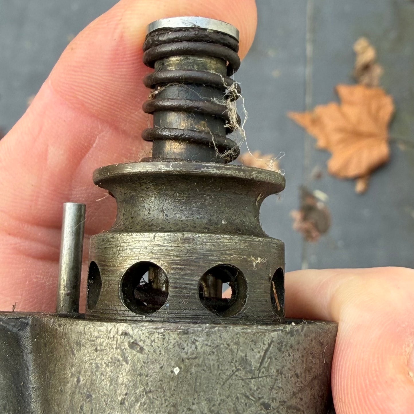 Valve of Museum-sourced RAF Lancaster fire extinguisher from WWII