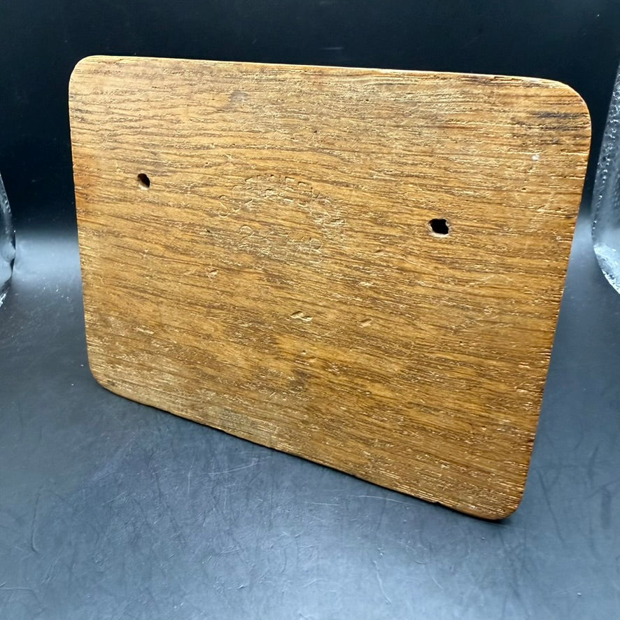 Underside of wooden base with factory marking Soennecken 231/B