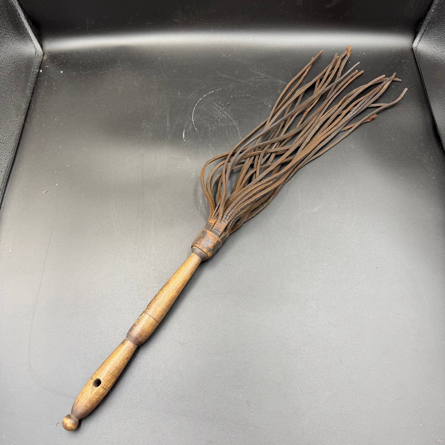 Full-length view of original Wehrmacht uniform whip laid flat