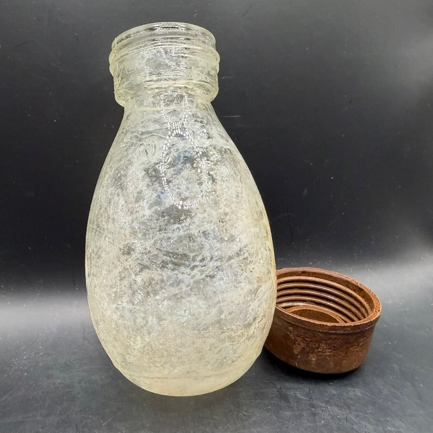 Blendkörper 2H glass body shown with removed original threaded metal cap