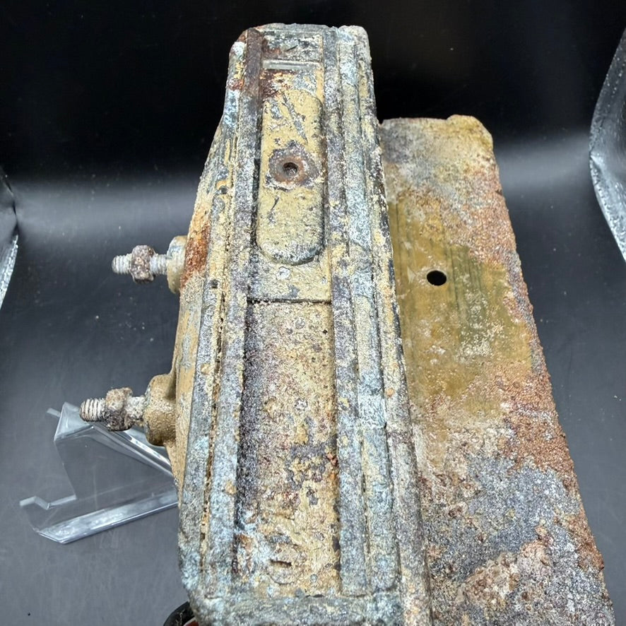 Angled view of Eastern Front ground find Notek rear light