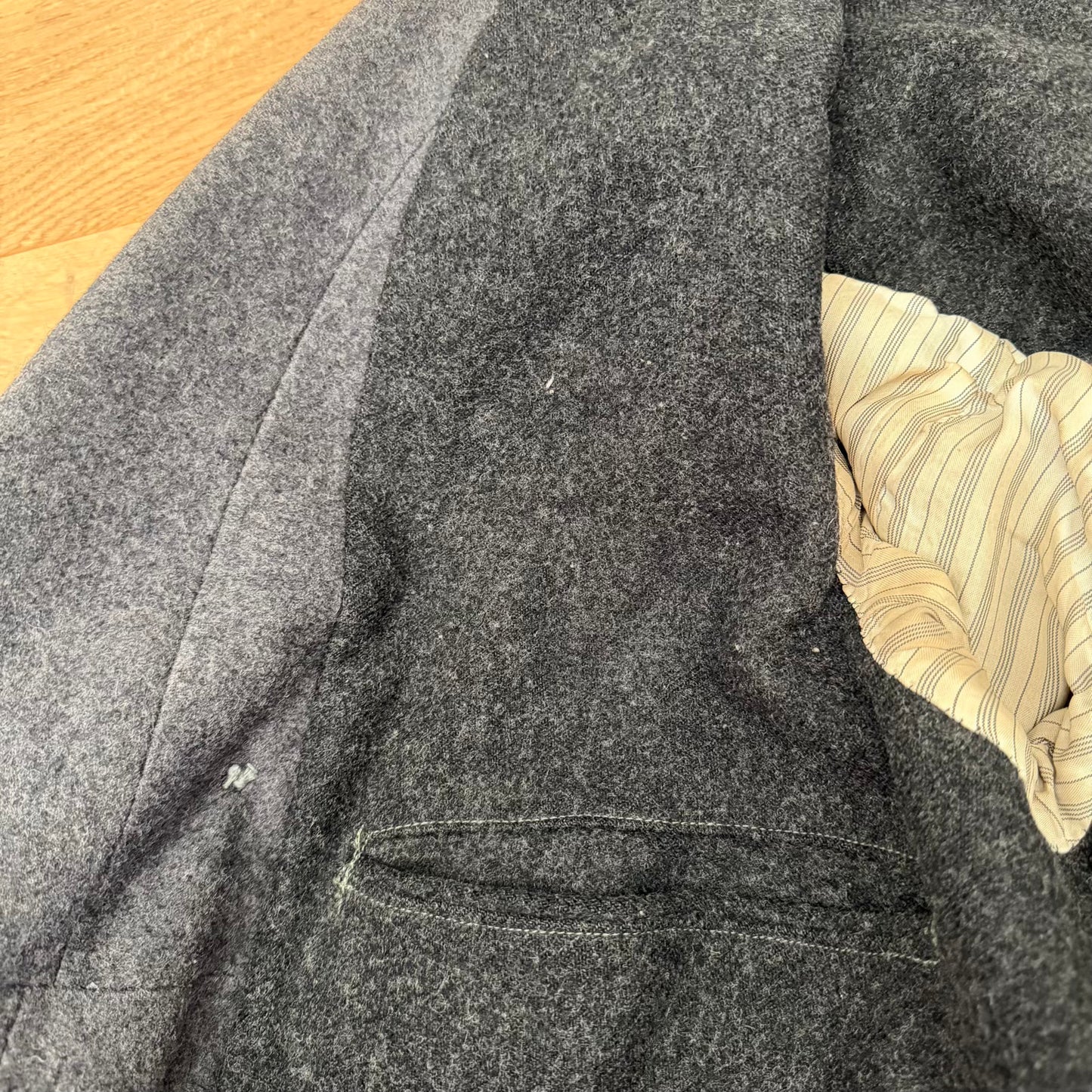 WWII German Luftwaffe-Style Private Purchase Coat – Tailor-Made Walking-Out Jacket – Heavy Wool Example