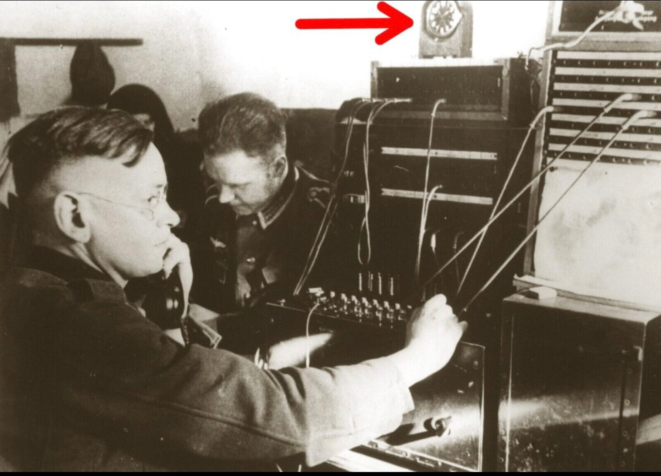 WW2 picture of Kienzle clock