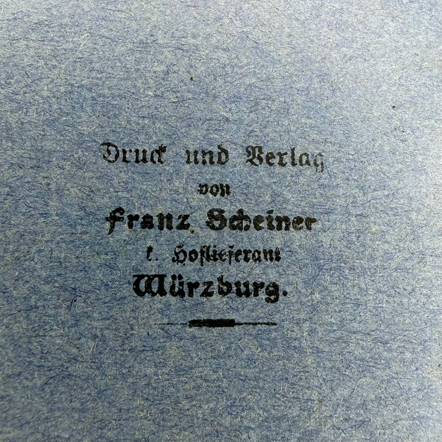 German Wehrpass cover Friedrich Heck with Reichsadler emblem