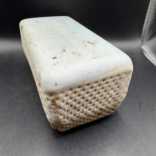 Side view of Luftwaffe airfield marker showing diamond grip pattern