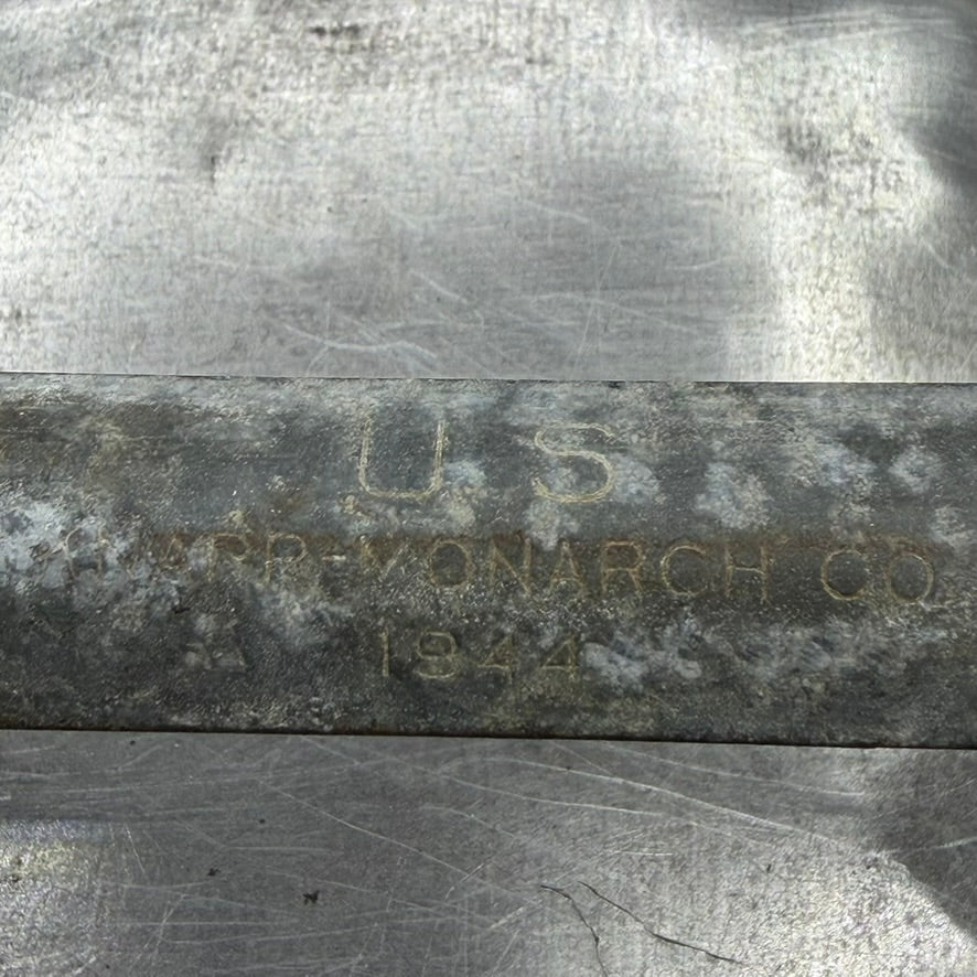Top view of U.S. Army WWII aluminum mess kit