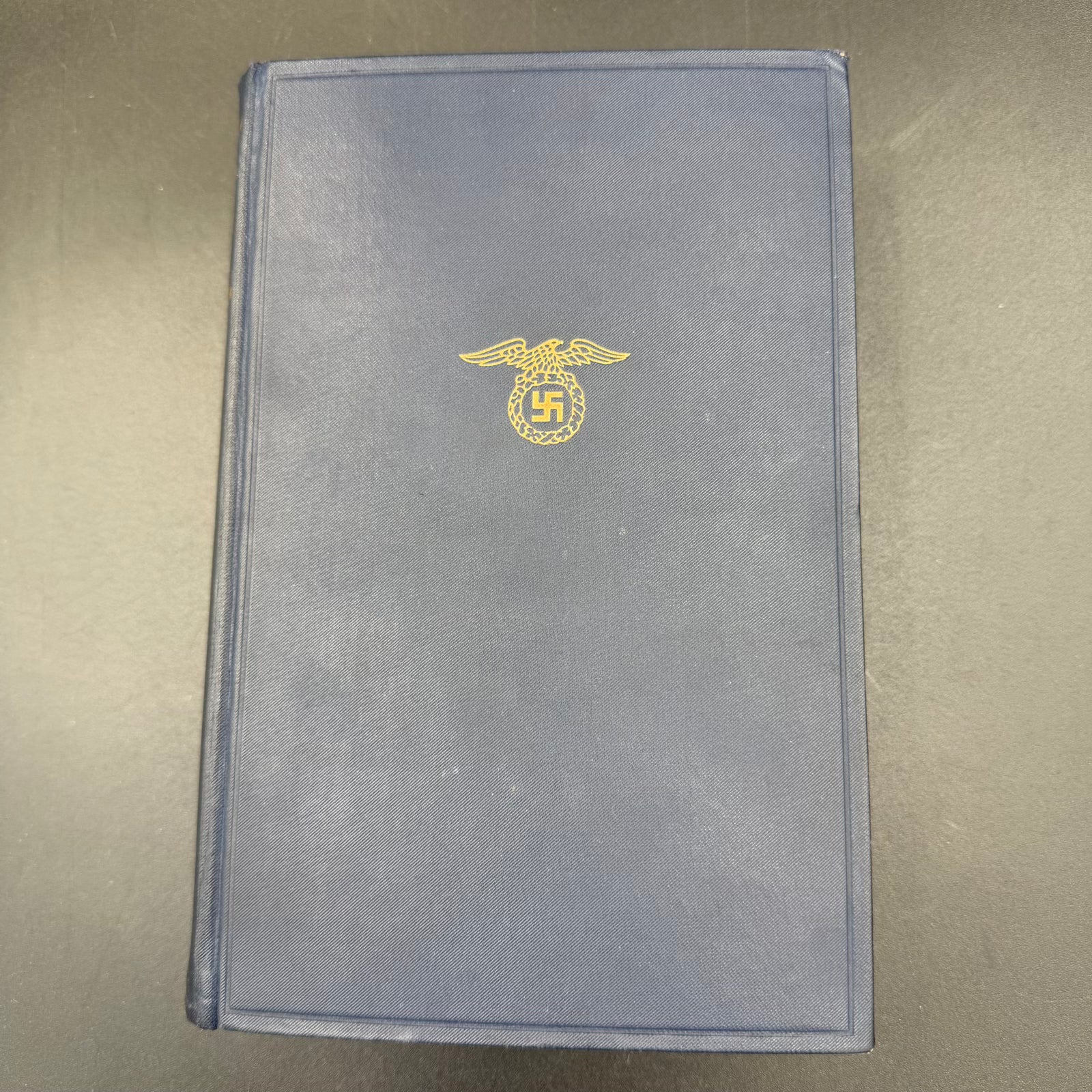 Front cover of 1935 Mein Kampf with gold national emblem