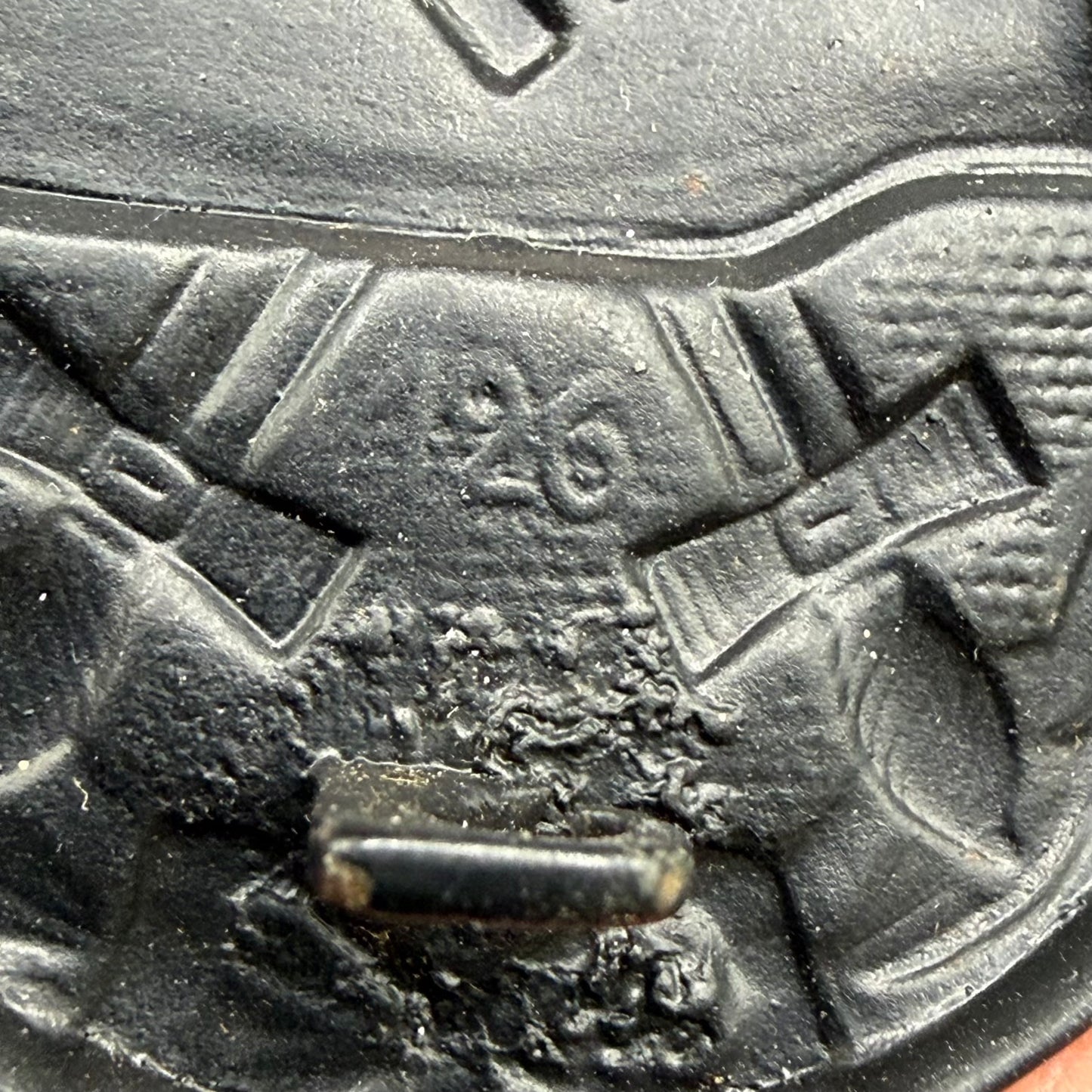 Macro of PKZ 126 maker mark on reverse