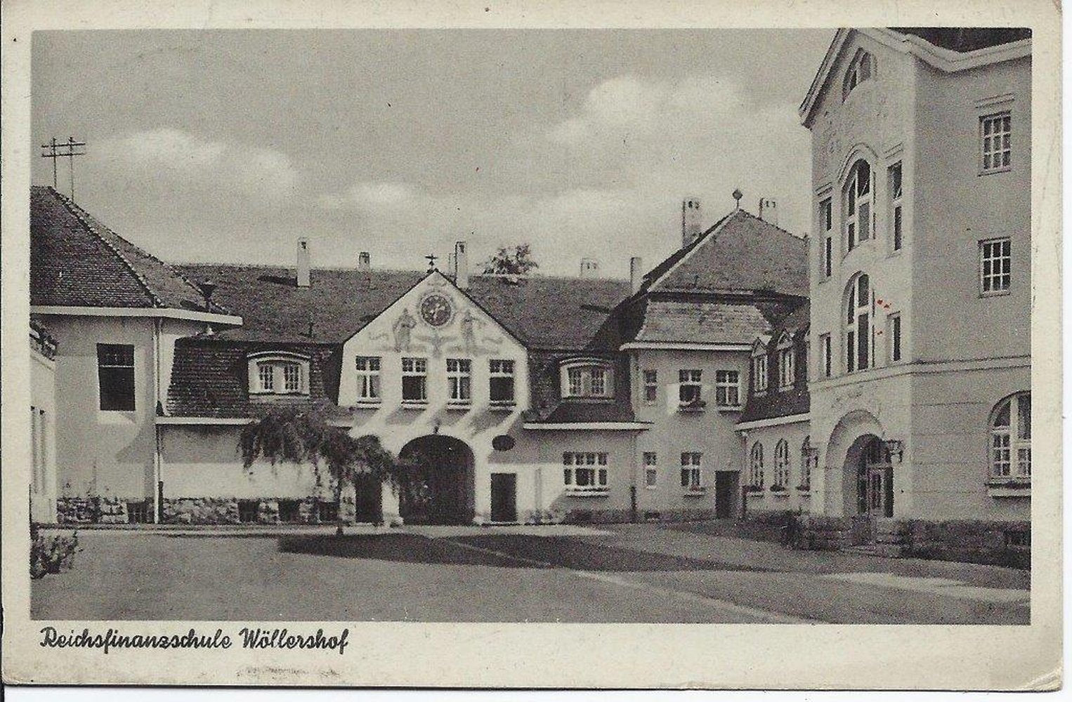 WW2 original artifact – Reichsfinanzschule Wöllershof Milk Jug & Saucer (Bauscher Weiden, “Modell des Amtes Schönheit der Arbeit”) – interior page