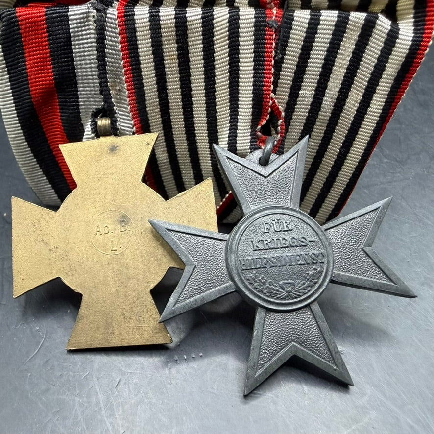 Reverse of Prussian War Merit Cross and Honour Cross 1914–1918