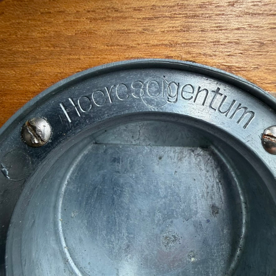 Heerzeugamt acceptance stamp inside WWII German military clock