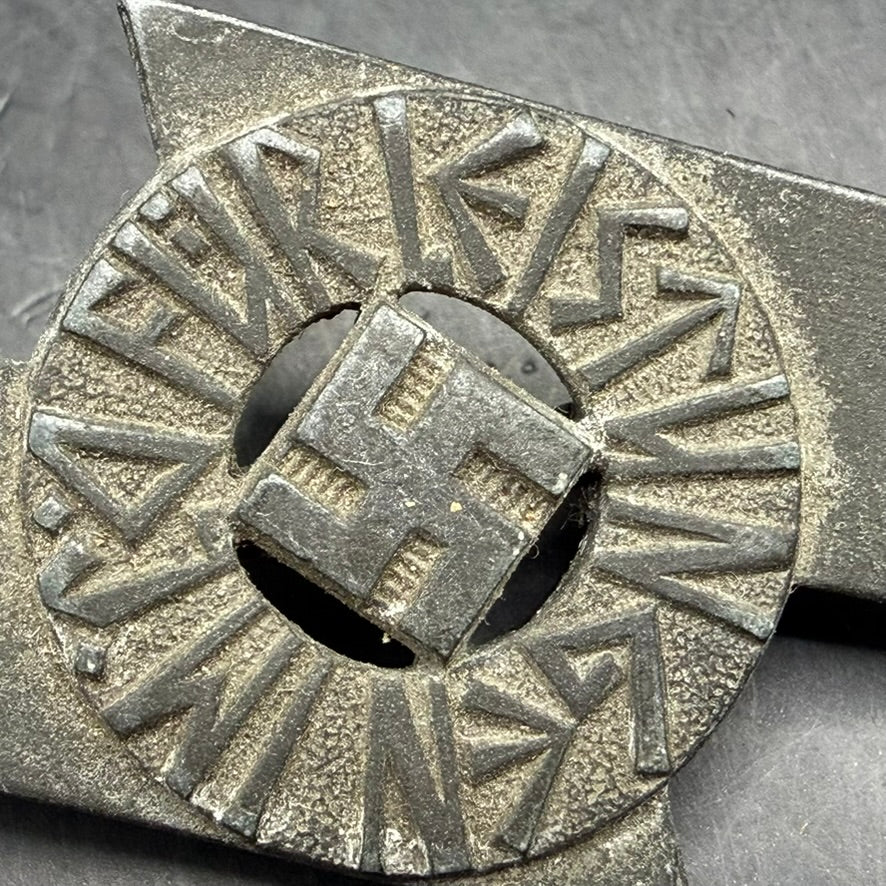 WW2 original artifact – Early RADwJ Brooch – RZM M1/120 (W. Redo, Saarlautern) – interior page