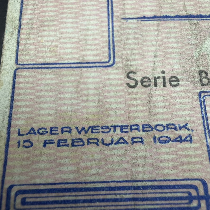 Date Lager Westerbork 15 Februar 1944 detail