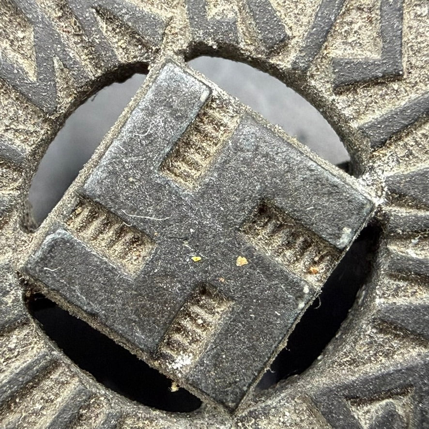 WW2 original artifact – Early RADwJ Brooch – RZM M1/120 (W. Redo, Saarlautern) – interior page