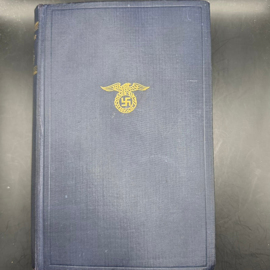 1933 Mein Kampf original cloth cover with gilt NSDAP eagle and swastika