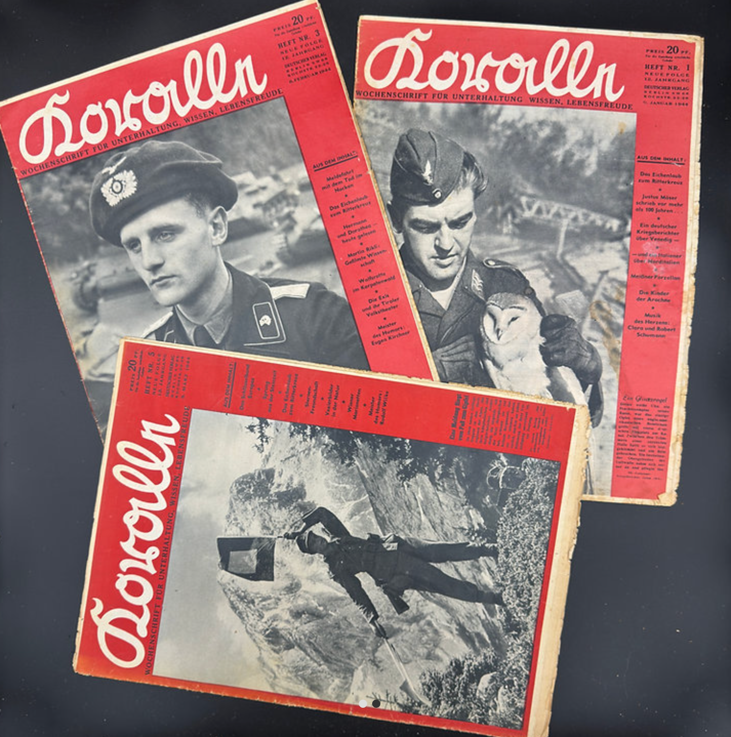 WW2 original artifact – 11 pieces Koralle Year 12 (1944) – AxisArtifacts