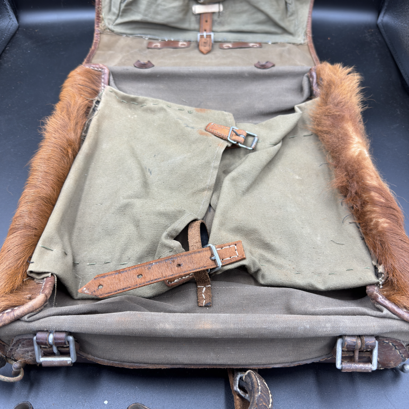 WW2 original artifact – RAD Tornister – interior title page