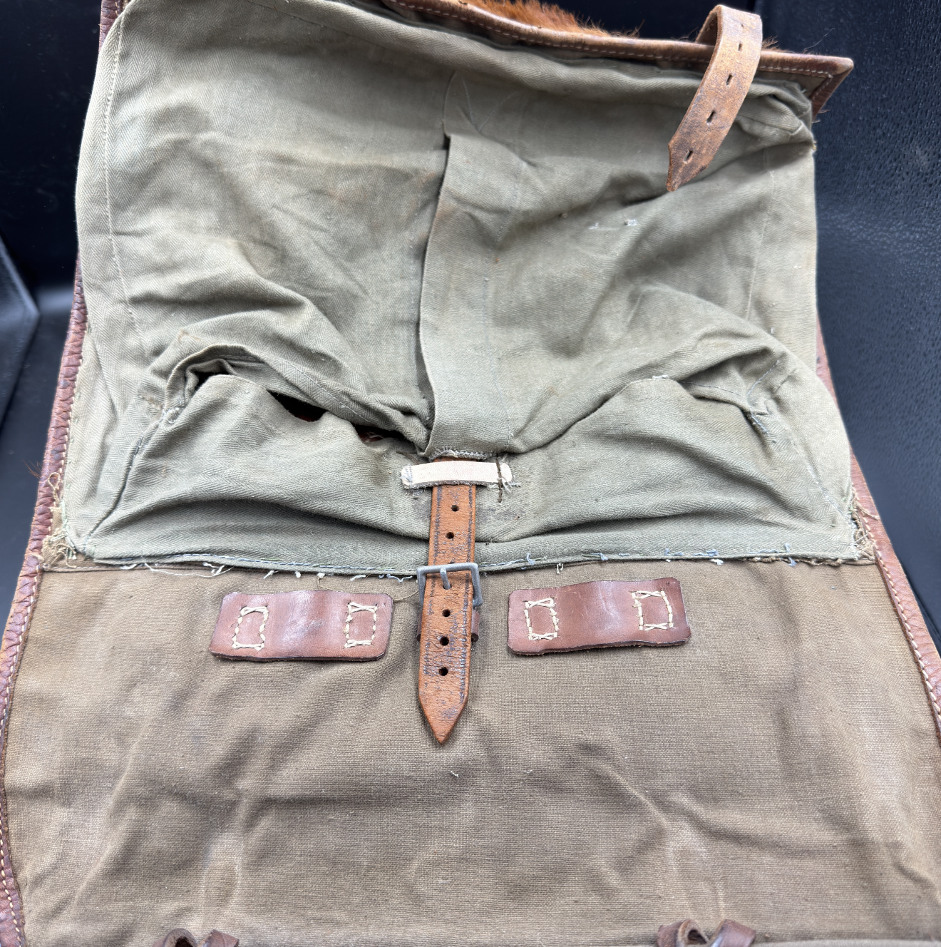 WW2 original artifact – RAD Tornister – interior page