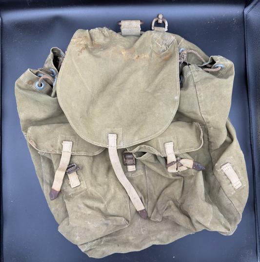 WW2 original artifact – Wehrmacht Original Tropical Backpack Afrikakorps – AxisArtifacts