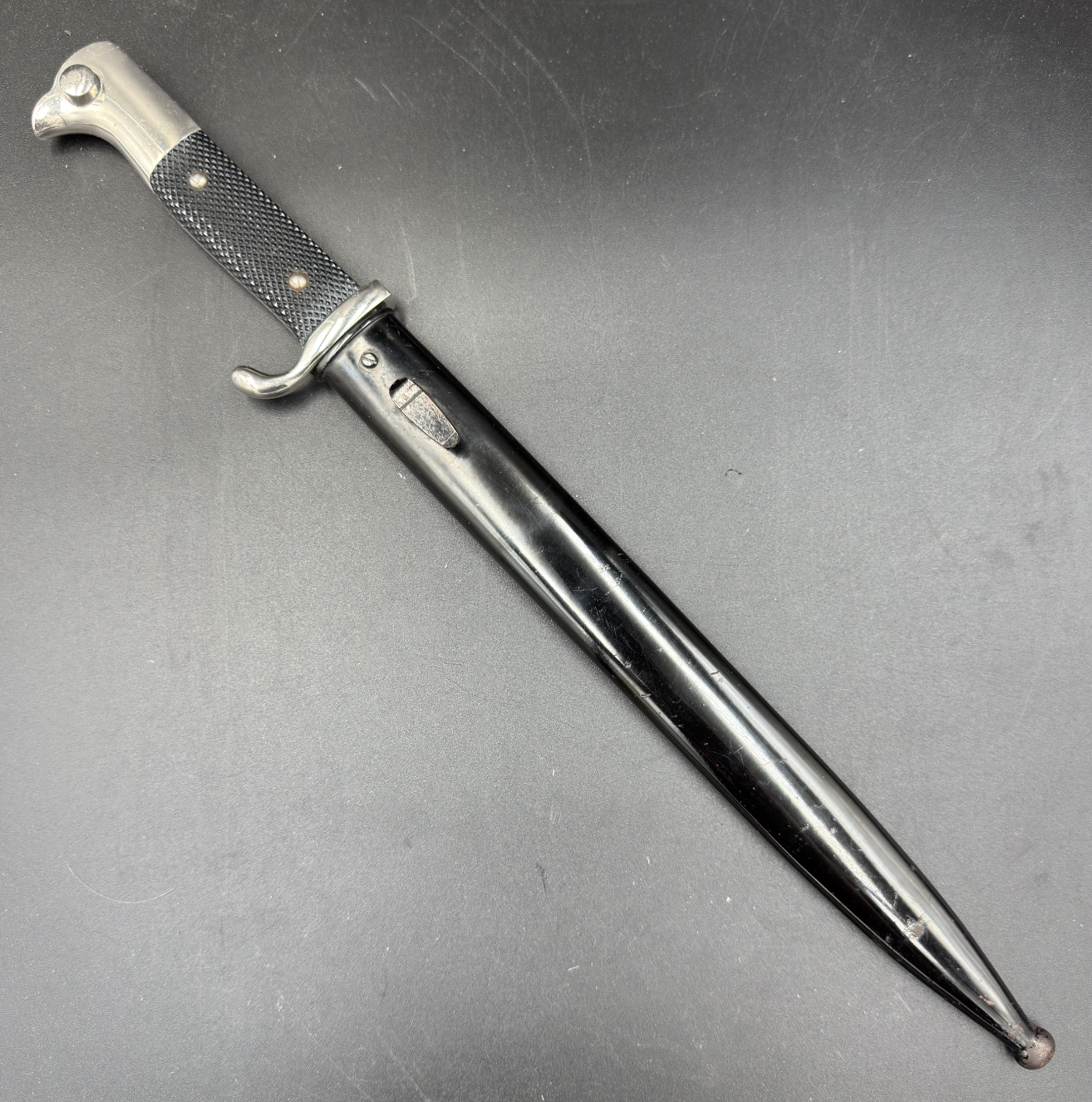 WW2 original artifact – German K98 Dress Bayonet by Hörster – interior page