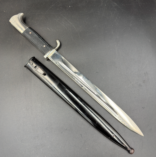 WW2 original artifact – German K98 Dress Bayonet by Hörster – interior detail