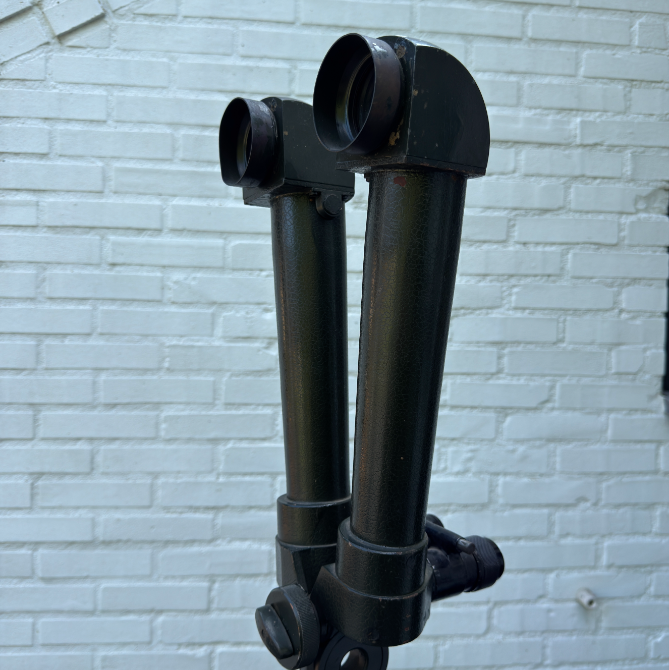 WWII German S.F.14 Z.Gi. Scherenfernrohr periscope, front view, original wartime optics
