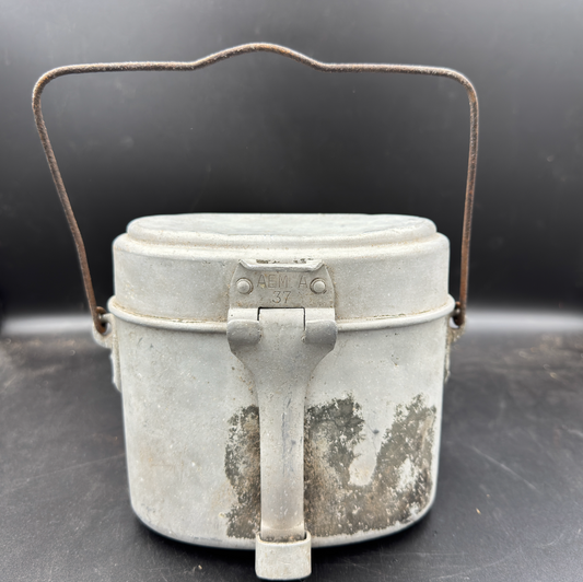 WW2 original artifact – German Mess Kit AEM A37 (1937) – AxisArtifacts