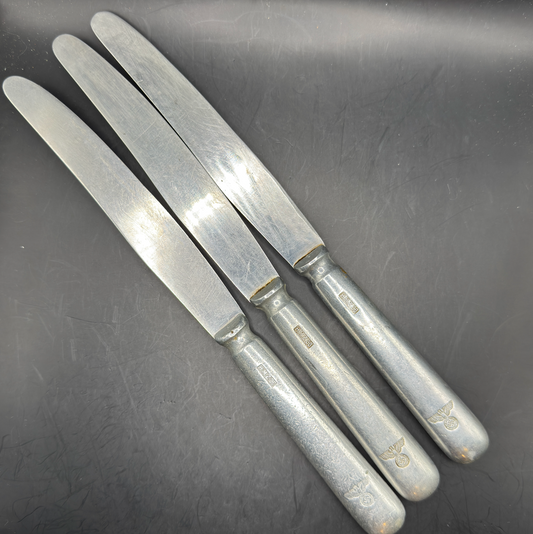 WW2 original artifact – Three Wehrmacht knives HMZ 1938 – AxisArtifacts
